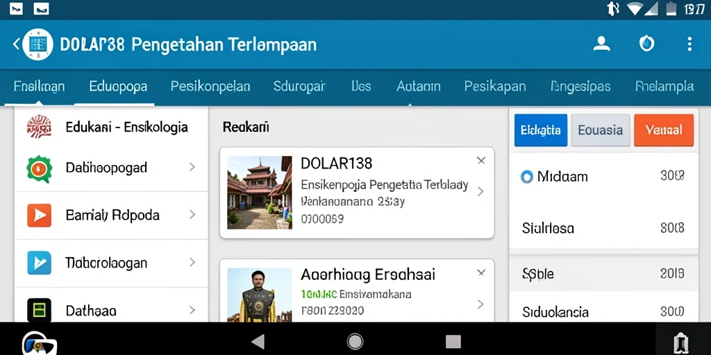 Tampilan aplikasi DOLAR138 dengan antarmuka yang menarik.