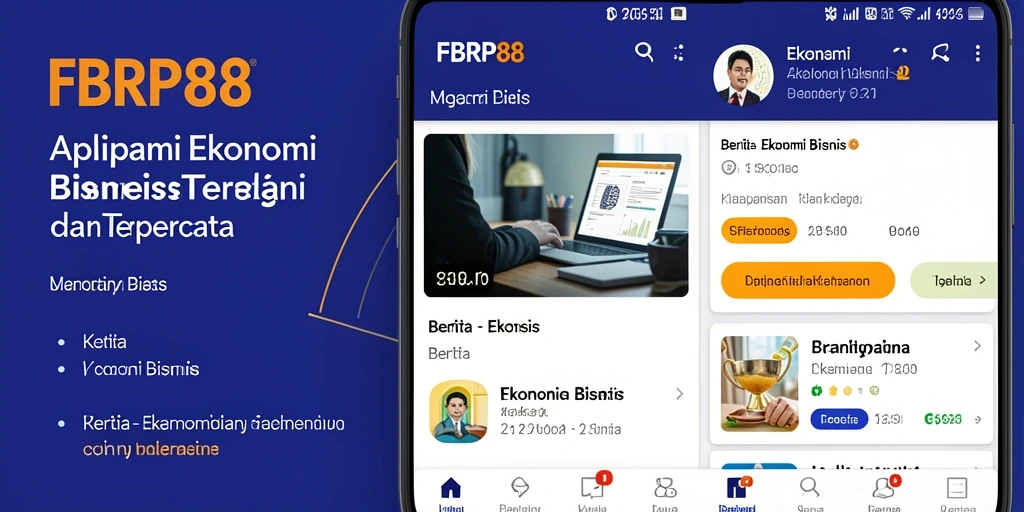 Tampilan antarmuka aplikasi FBRP88 yang modern dan informatif.