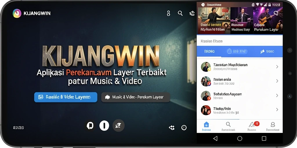 Tampilan antarmuka KIJANGWIN yang sederhana dan fungsi perekam layar.